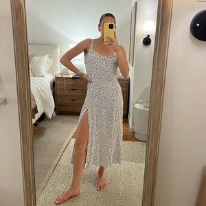 Zara polka dot maxi dress